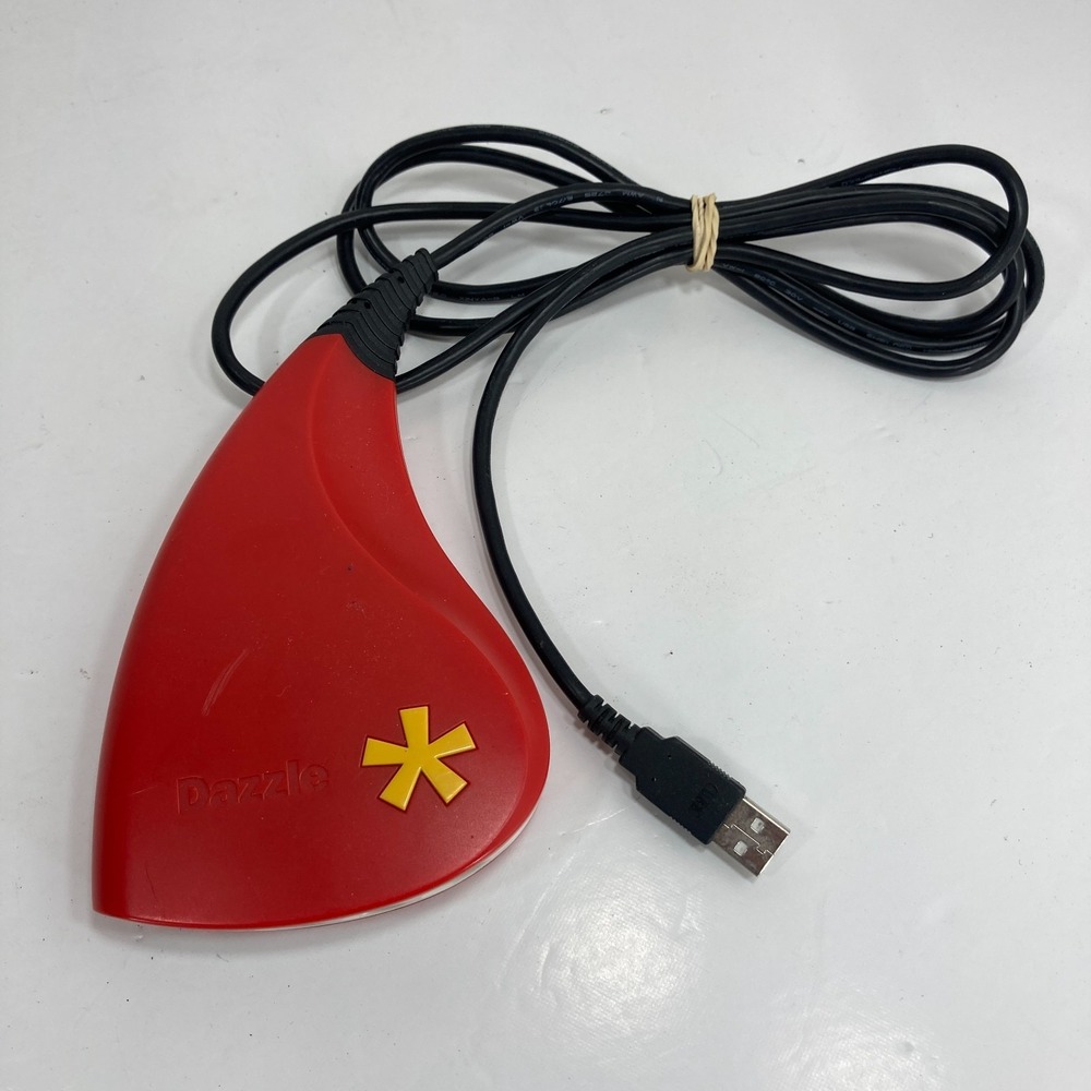 Pinnacle Dazzle DVC100 USB Video Capture Device HW-SET REV 1.1 Red TESTED